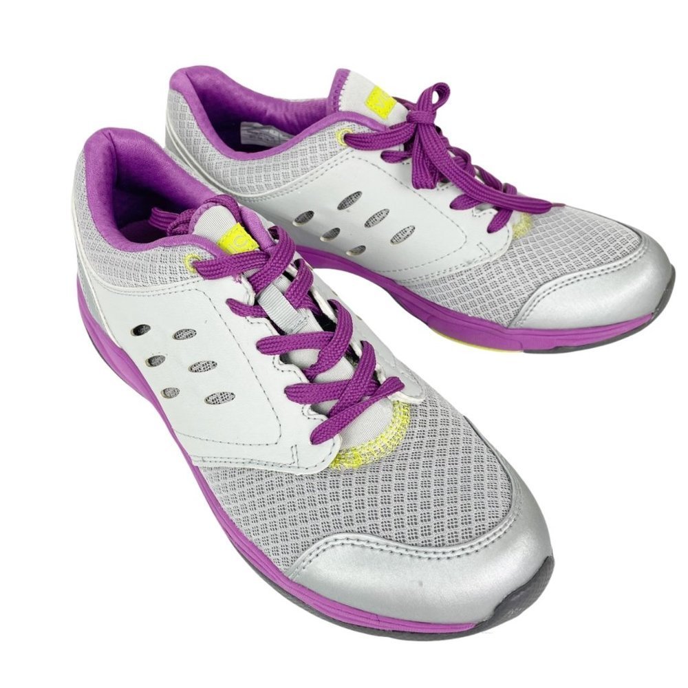 Vionic Woman's 9 Purple and Gray Venture Walking Shoe Sneakers Outdoor